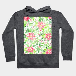 Christmas watercolor Hoodie